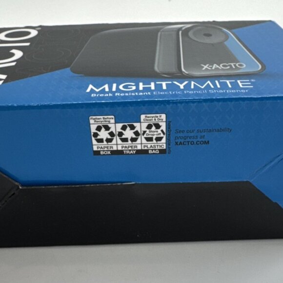 X-ACTO Mighty Mite Electric Pencil Sharpener Colored Pencil 757673 NEW - Picture 9 of 10